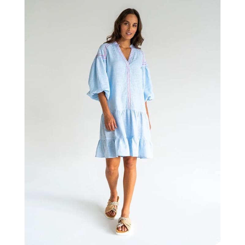 Sardinia Mini Dress | Sky - Dress