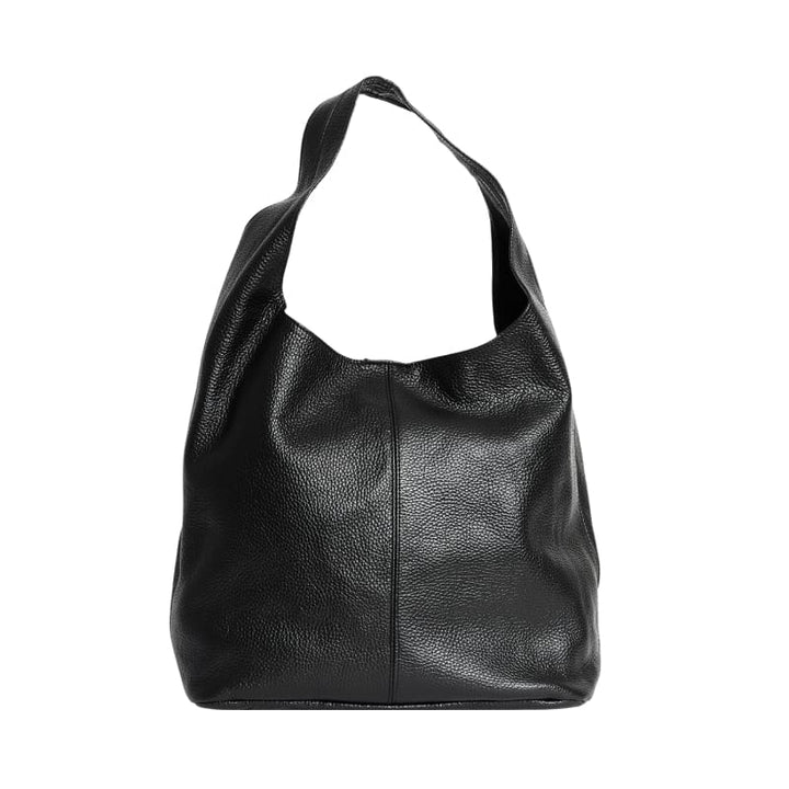 Scarlett Black Leather Hobo - Accessories