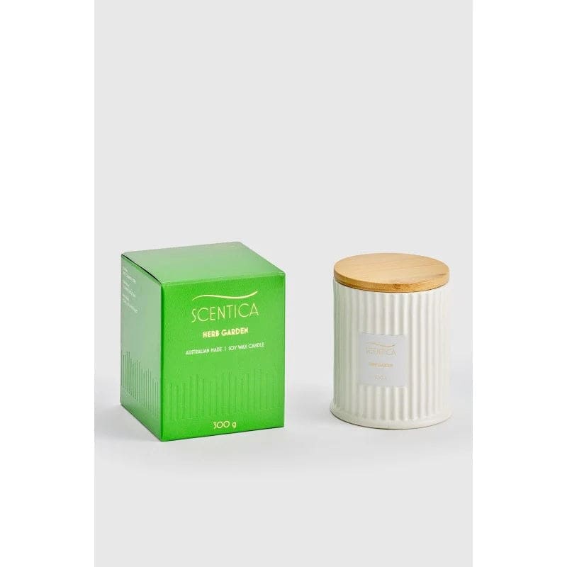 Scentica Signature Candle 300g | Herb Garden - Accessories