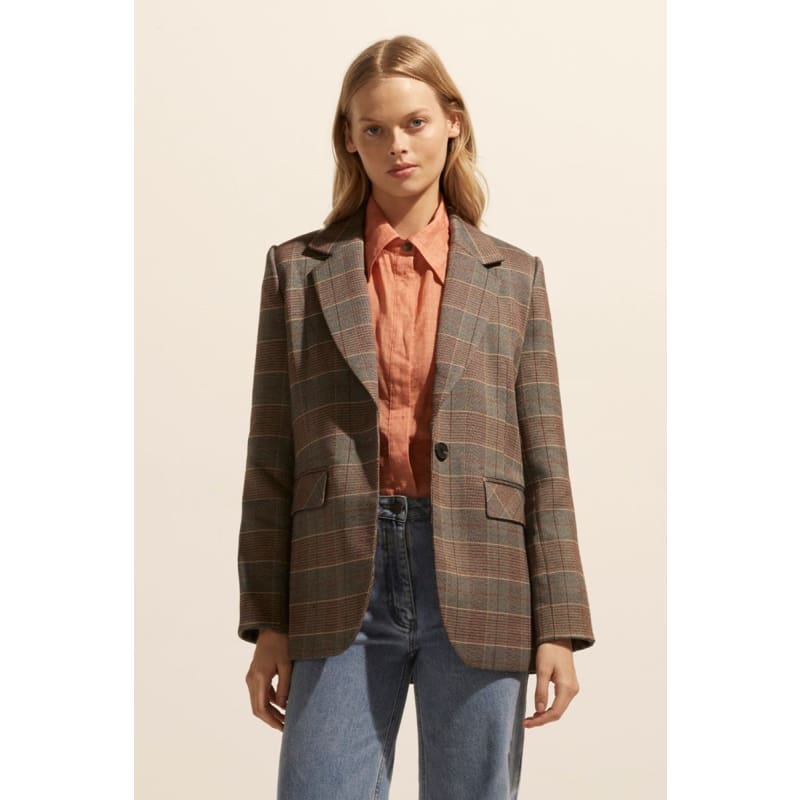 Scout Jacket | Clay Check – Florence & Marabel Collections