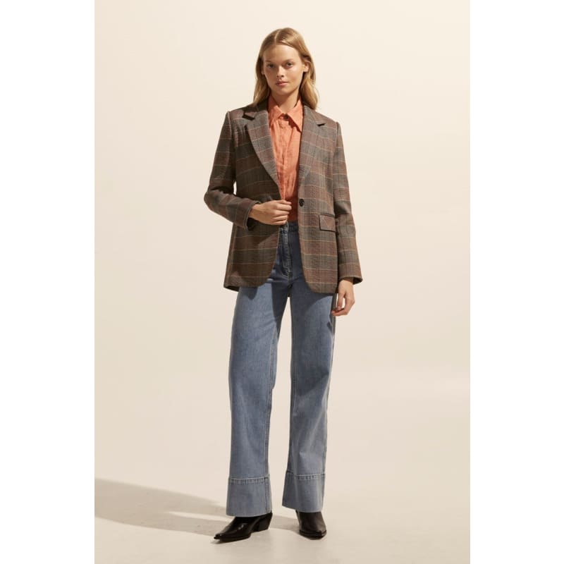 Scout Jacket | Clay Check – Florence & Marabel Collections