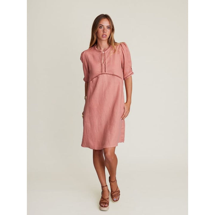 Sculpt Mini Dress | Clay Pink - Dress