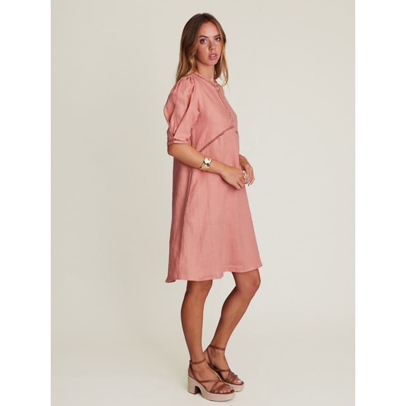 Sculpt Mini Dress | Clay Pink - Dress