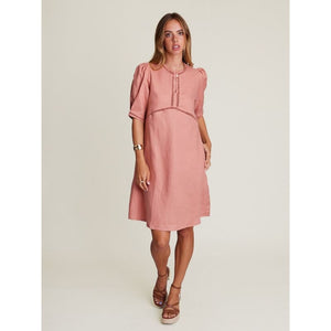 Sculpt Mini Dress | Clay Pink - Dress