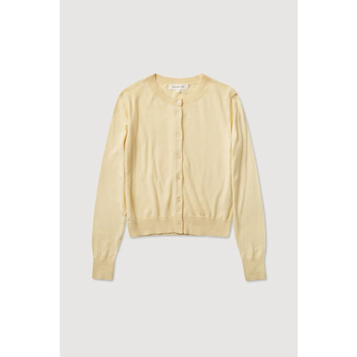 Semra Cotton Cashmere Cardigan | Chamomile - Tops