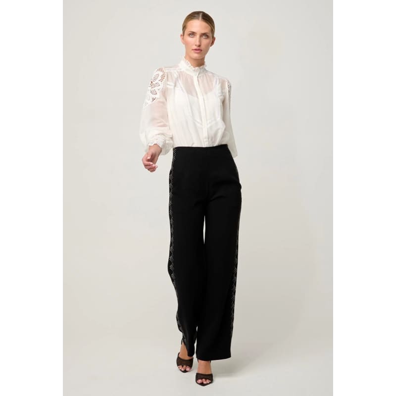 Sevilla Cotton Silk Shirt | Blanca - Tops