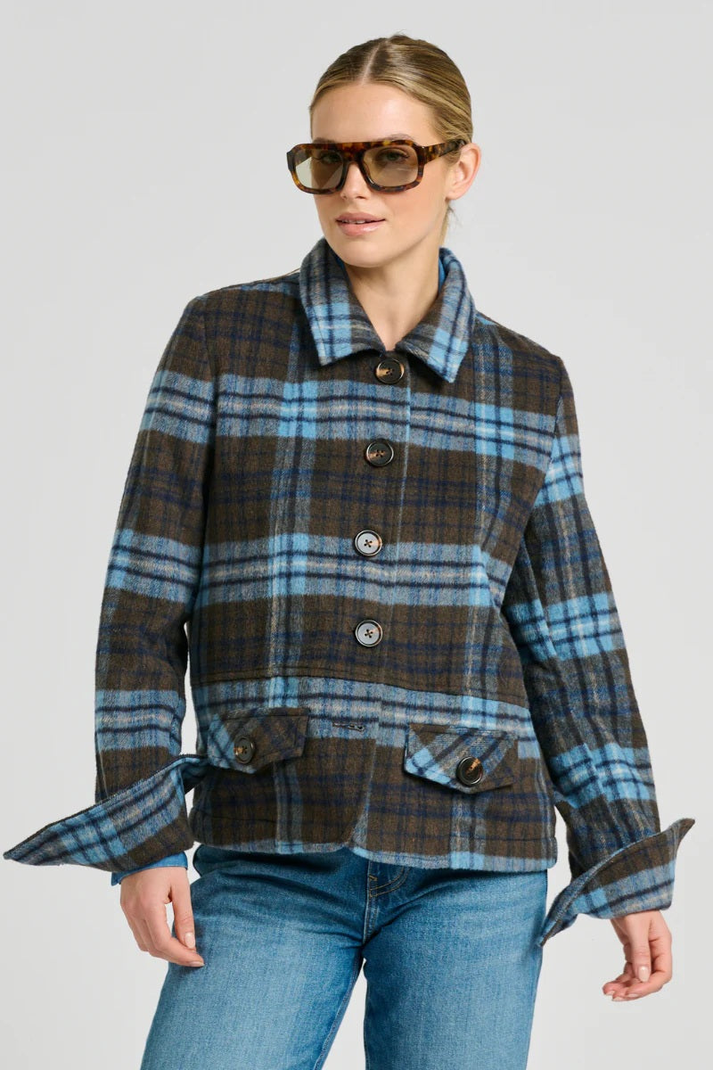The Heston Jacket | Blue Plaid