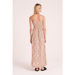 Shani Linen Maxi Dress | Seville Print - Dress