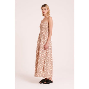 Shani Linen Maxi Dress | Seville Print - Dress