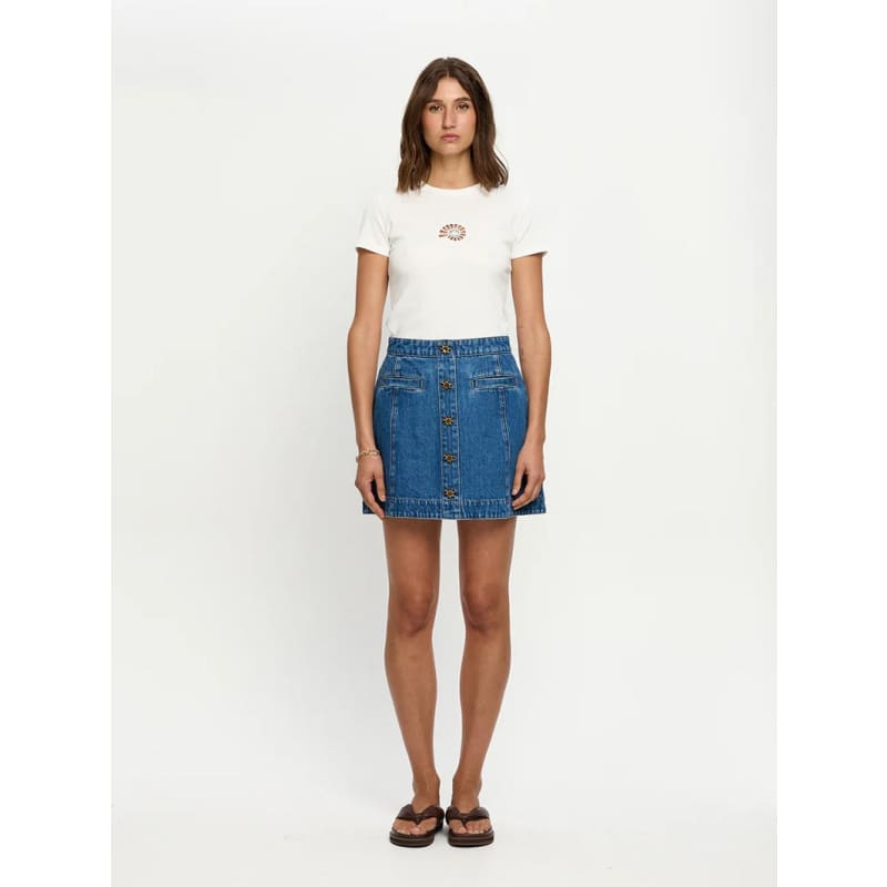 Shea Denim Skirt - Bottoms