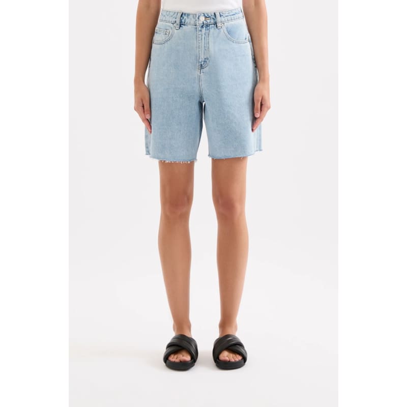 Sheeba Denim Short | Sky Blue - Bottoms