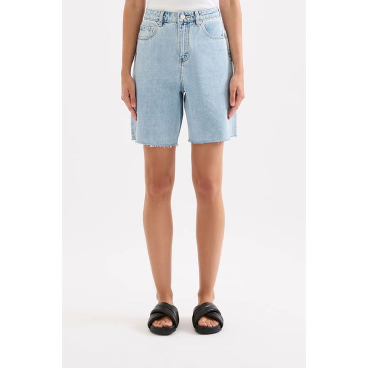 Sheeba Denim Short | Sky Blue - Bottoms