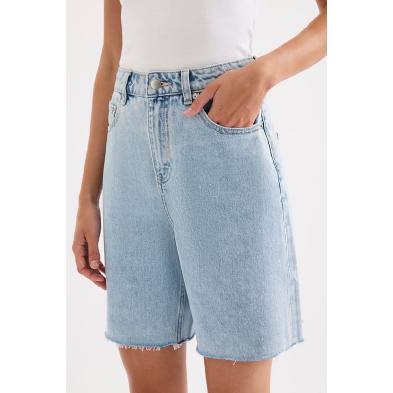 Sheeba Denim Short | Sky Blue - Bottoms