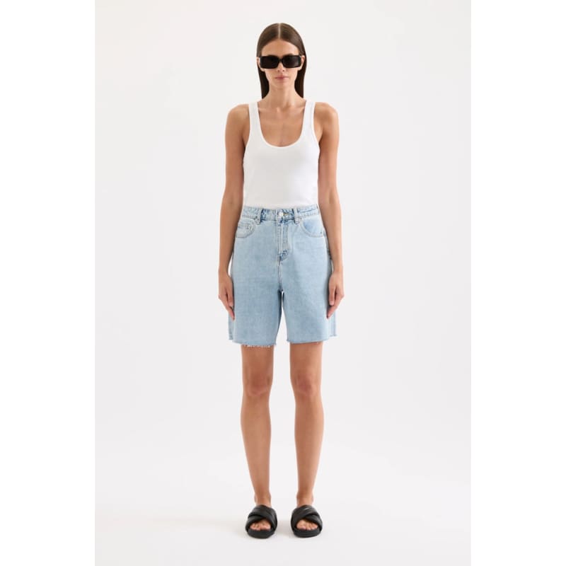 Sheeba Denim Short | Sky Blue - Bottoms