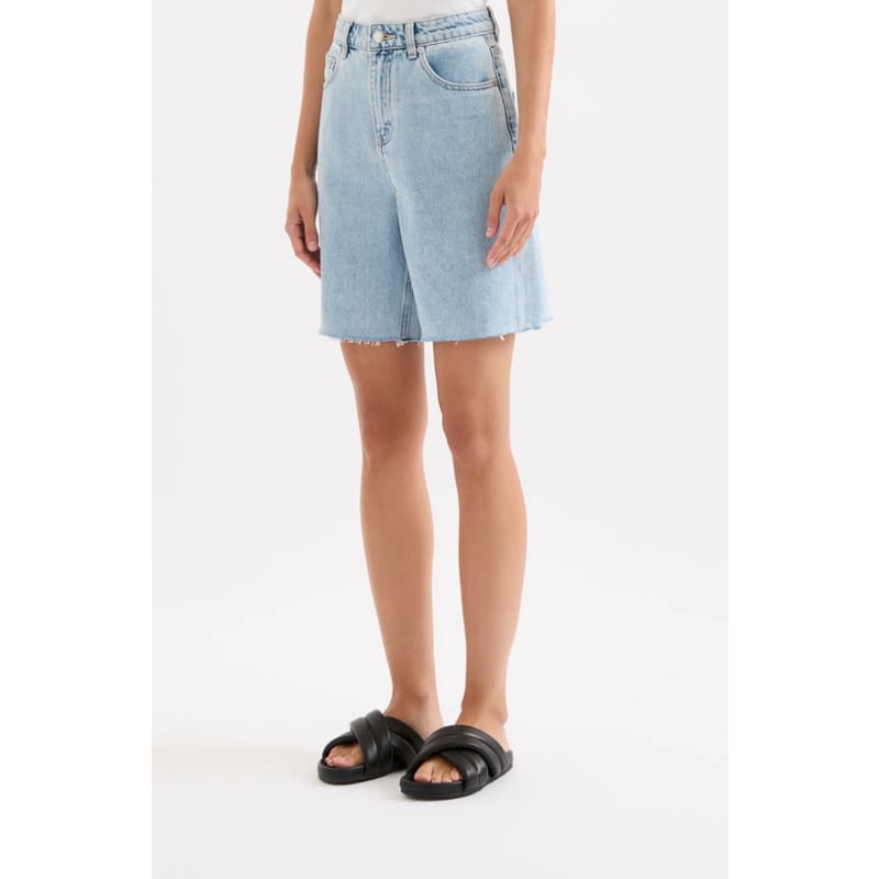 Sheeba Denim Short | Sky Blue - Bottoms