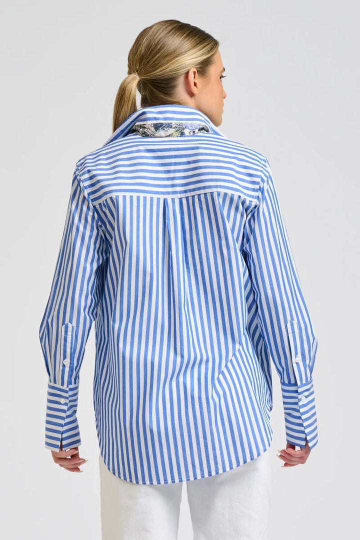 The Elodie Oxford Shirt | Banker Blue
