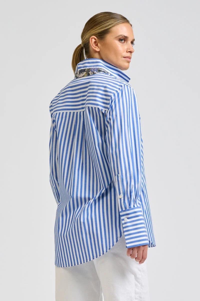 The Elodie Oxford Shirt | Banker Blue