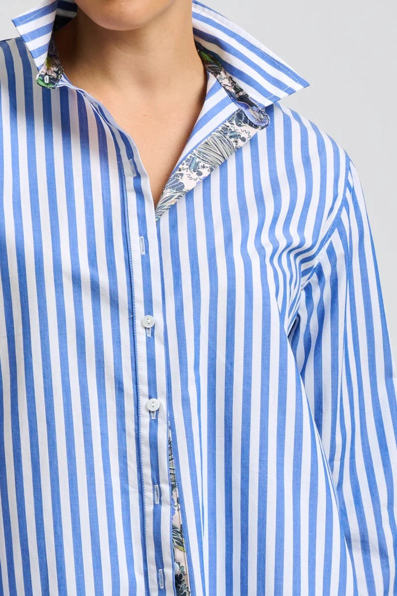 The Elodie Oxford Shirt | Banker Blue
