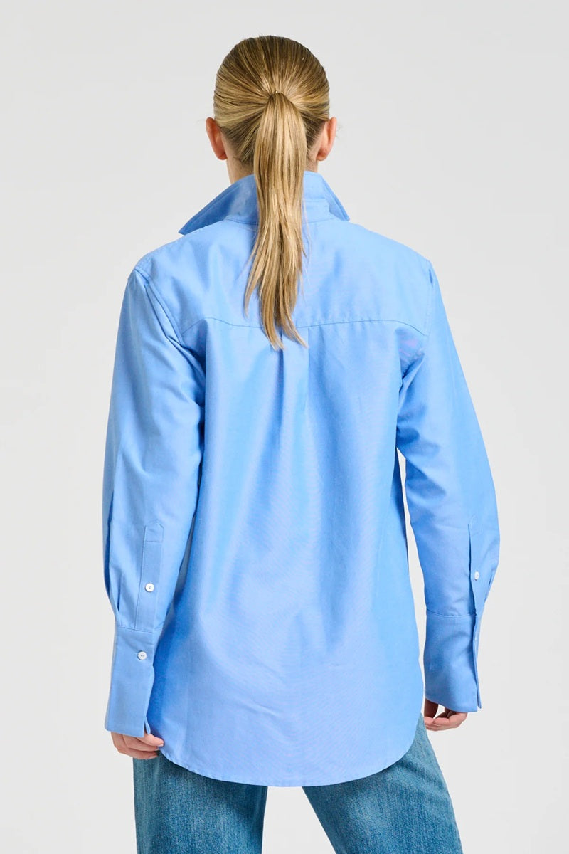 The Elodie Oxford Shirt | Banker Blue