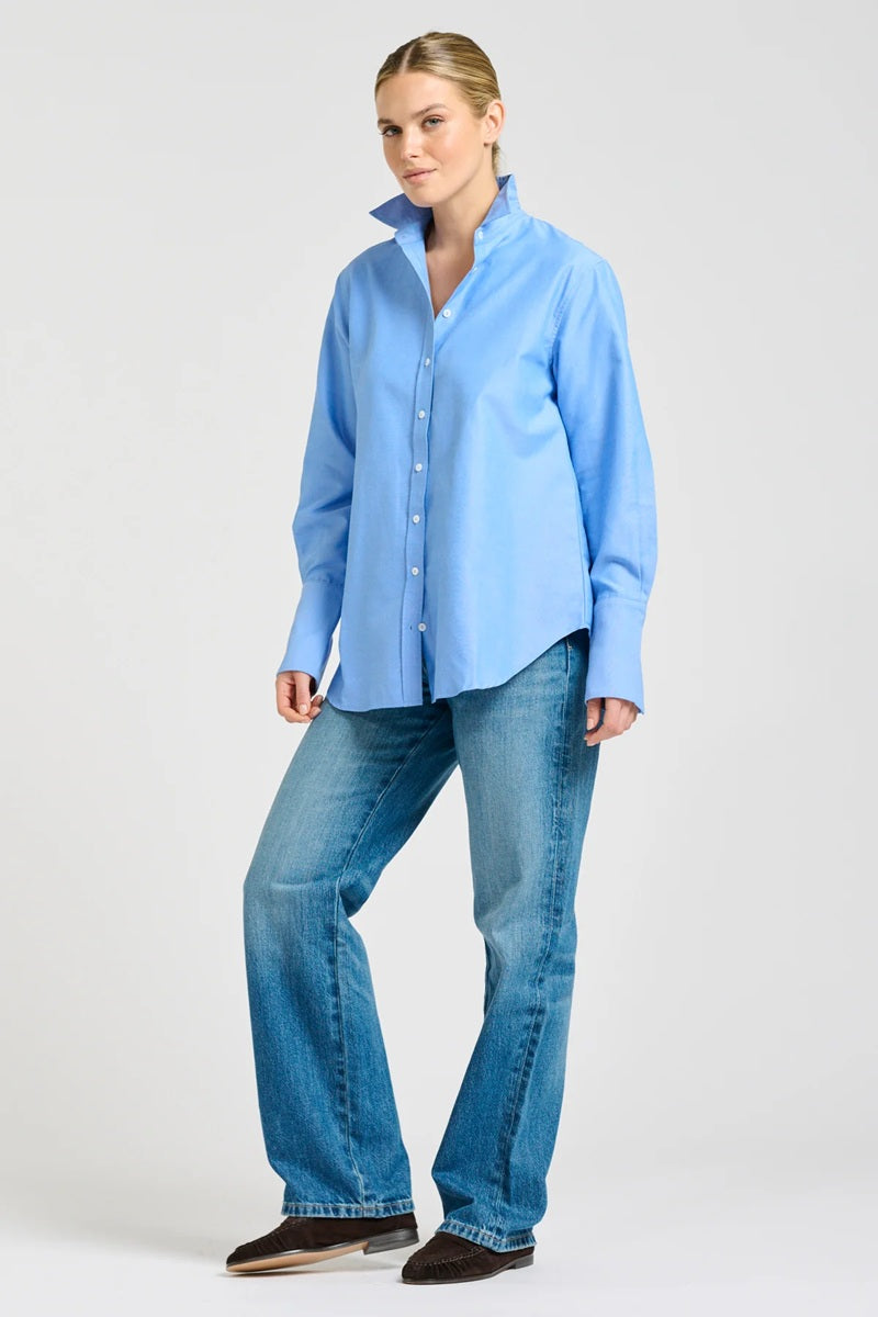 The Elodie Oxford Shirt | Banker Blue