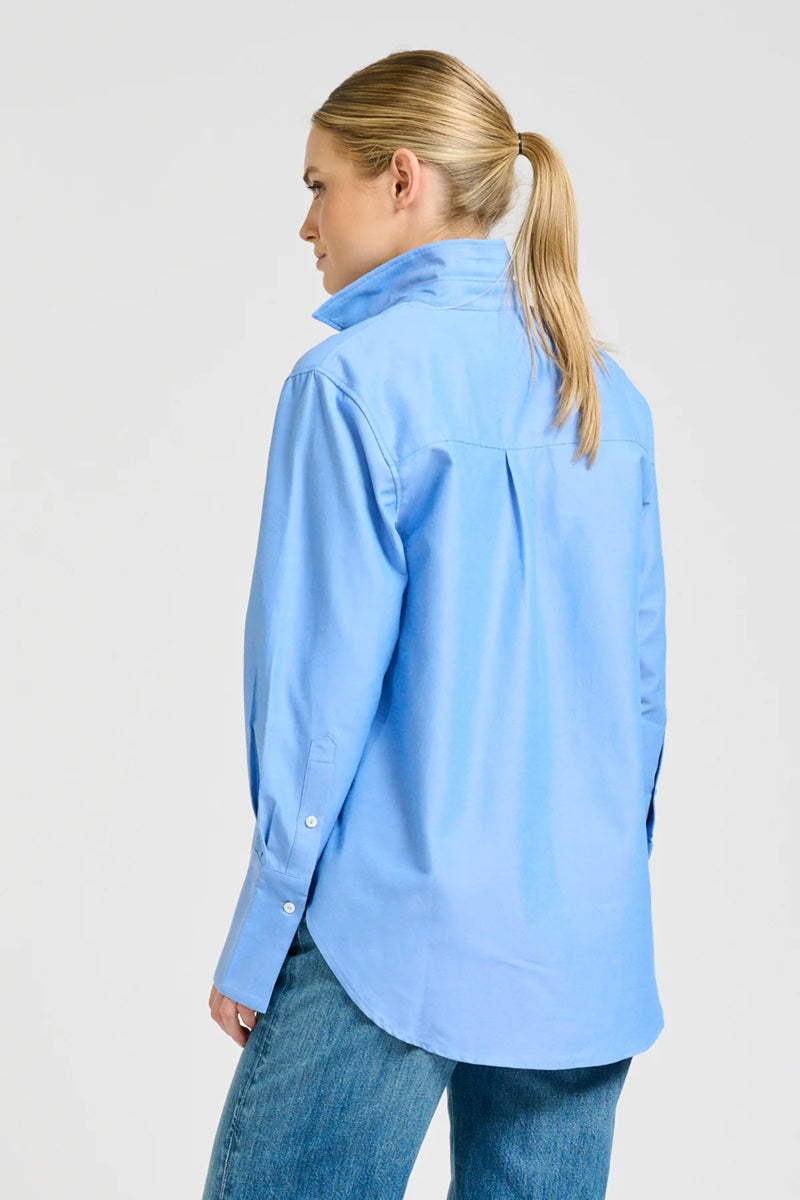The Elodie Oxford Shirt | Banker Blue