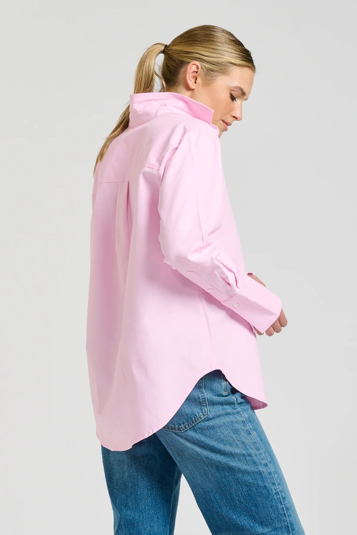 The Elodie Oxford Shirt | Pink Combo