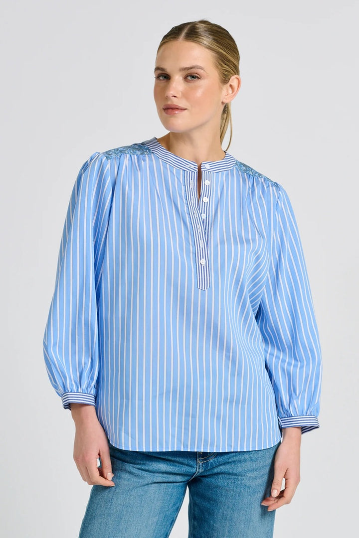 The Mary Shirt | Blue Combo