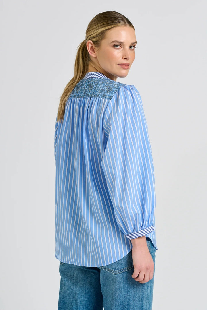 The Mary Shirt | Blue Combo