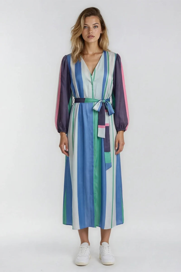 Verity Dress | Spring Bold Stripe