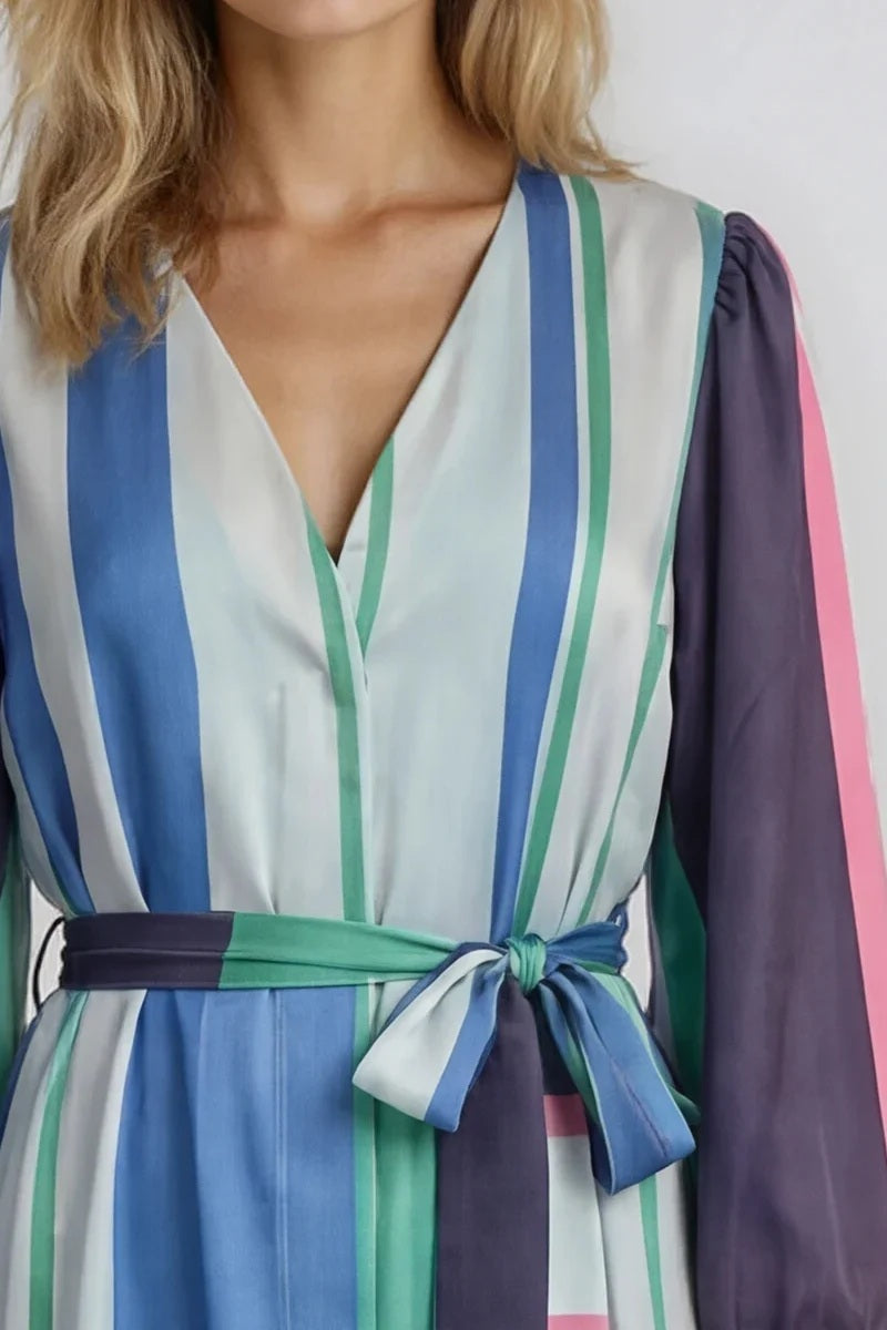 Verity Dress | Spring Bold Stripe