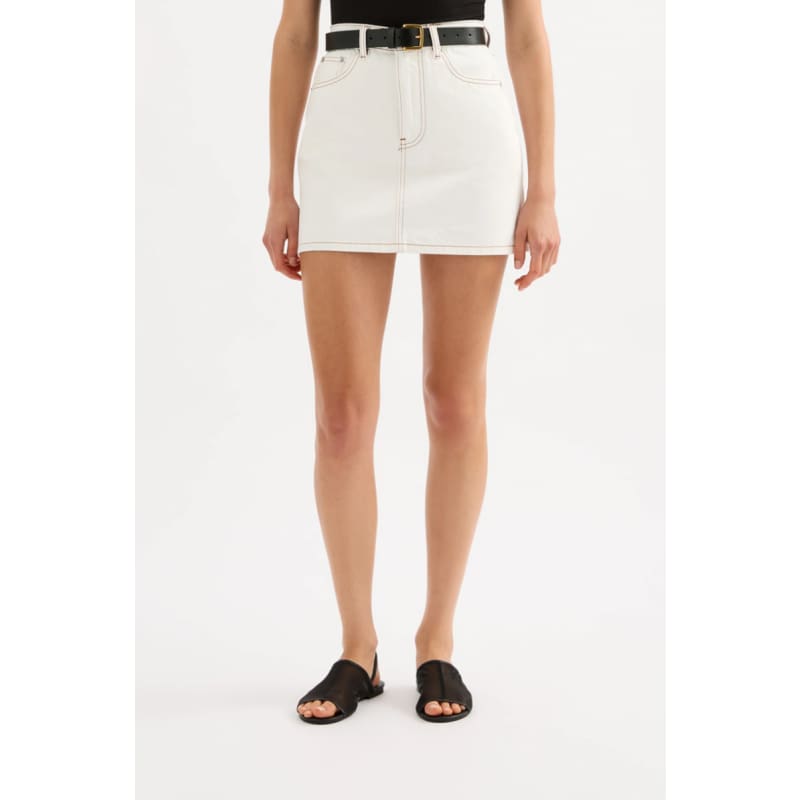 Sia Denim Mini Skirt | Salt - Bottoms