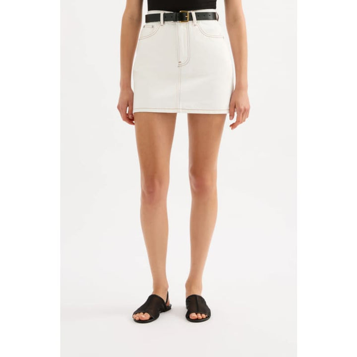 Sia Denim Mini Skirt | Salt - Bottoms