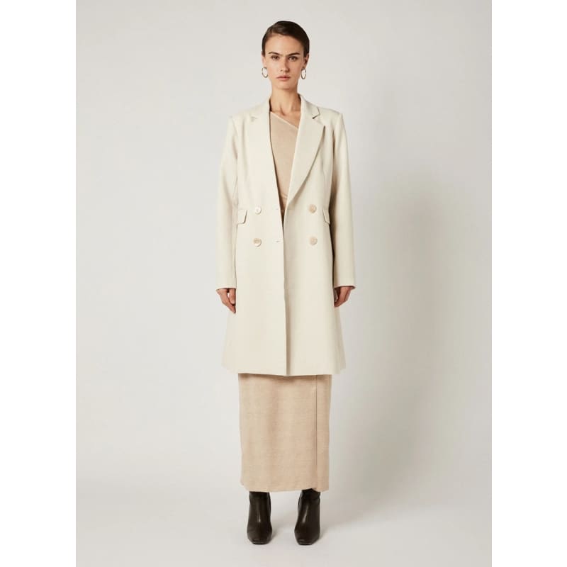 Signature Longline Jacket | Cream - Jackets