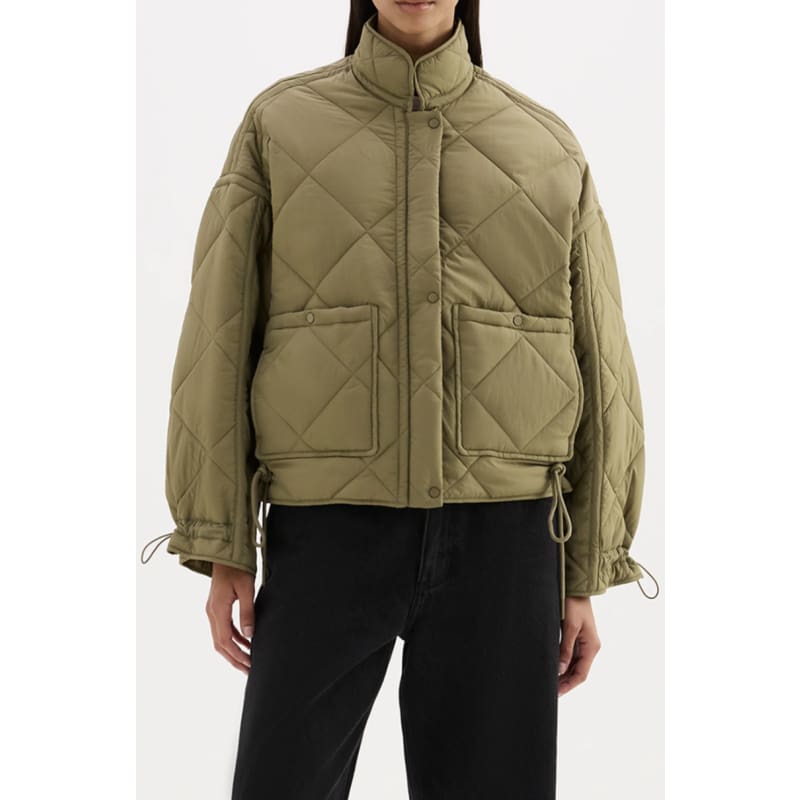 Sloane Puffer Jacket | Sage - Jackets