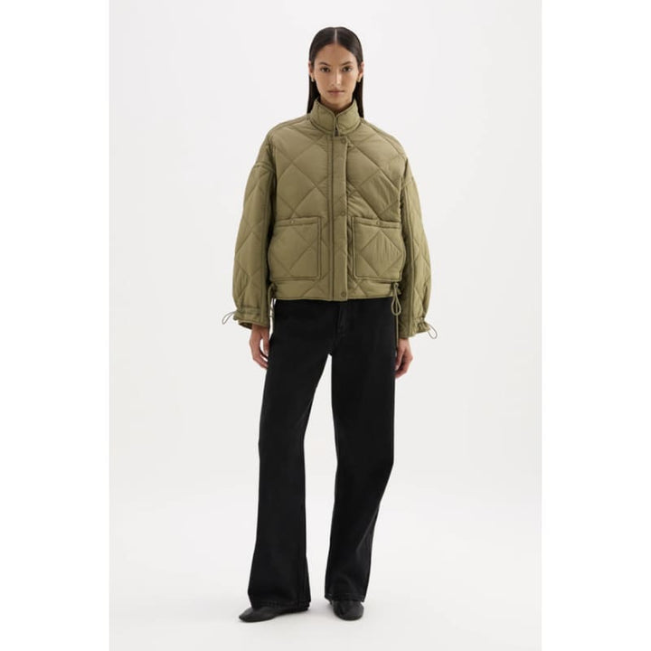Sloane Puffer Jacket | Sage - Jackets