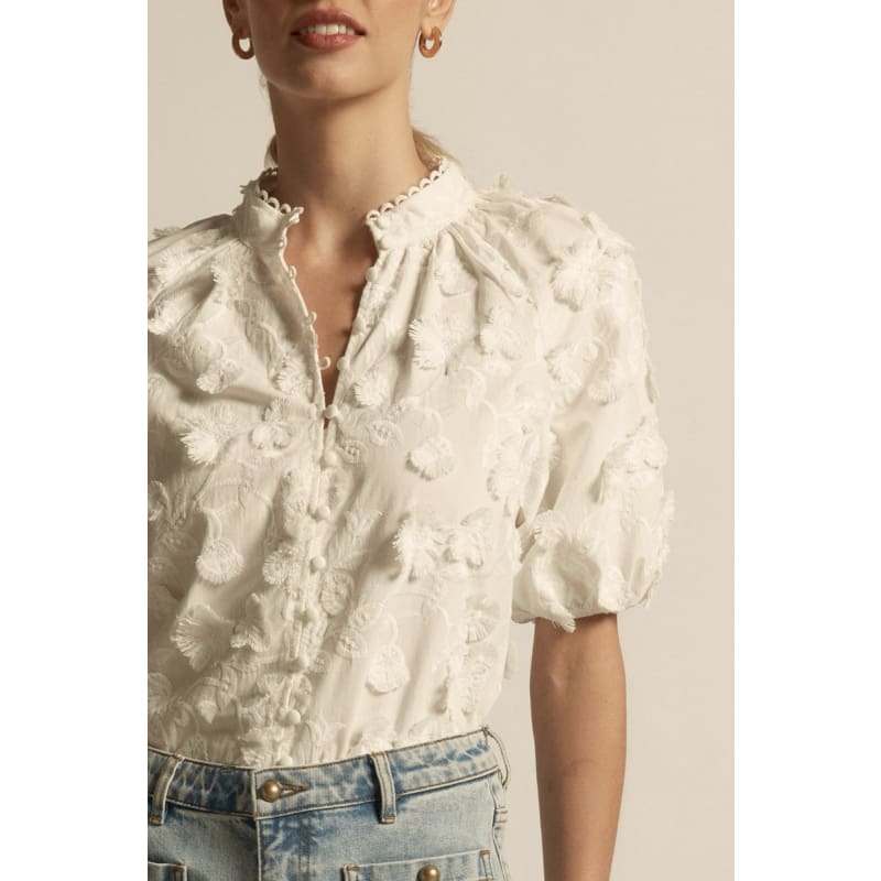 Solstice Top | Porcelain Broderie - Tops