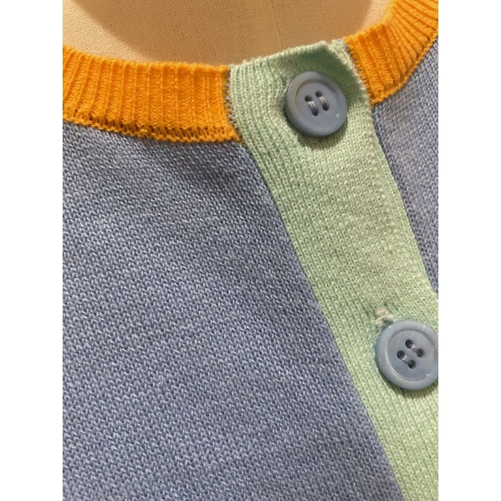 Sophia Splice Cardi | Cornflower - Knitwear