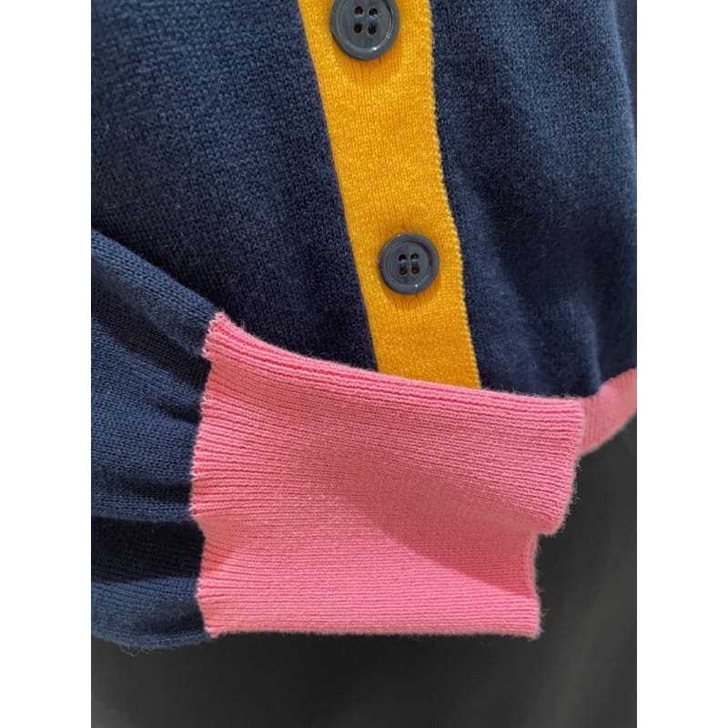 Sophia Splice Cardi | Ink - Knitwear