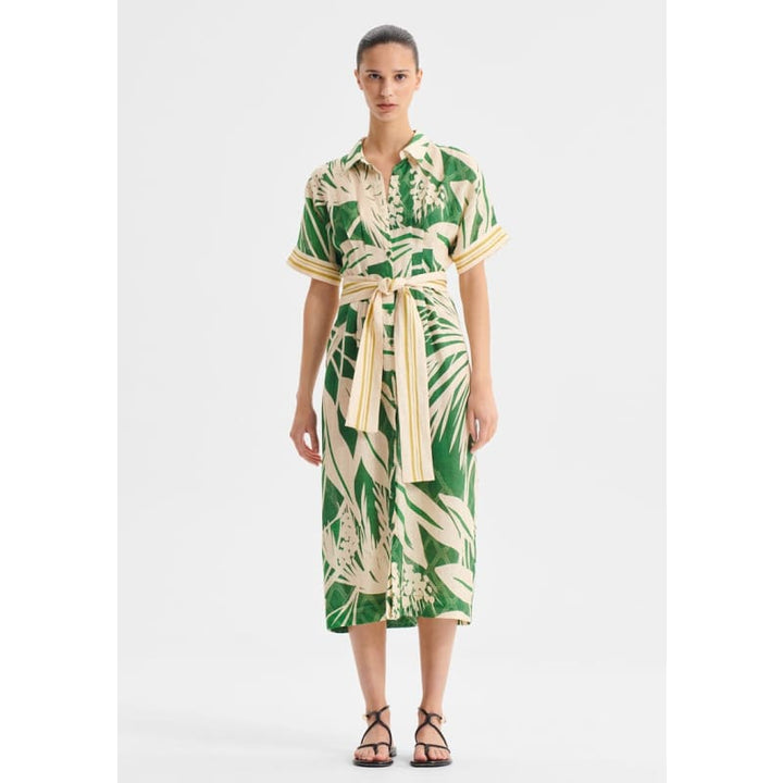 Sorrento Linen Shirt Dress - Dress