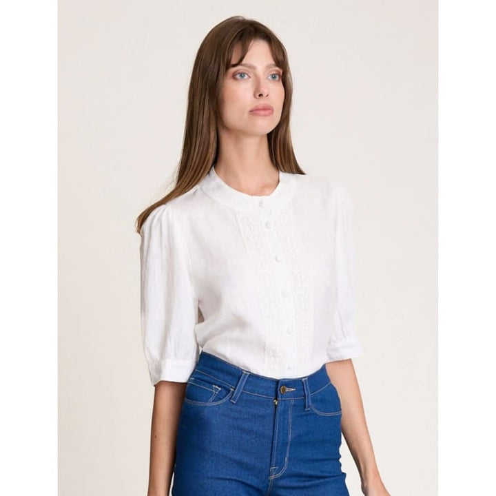 Stellar Blouse | Ivory - Tops