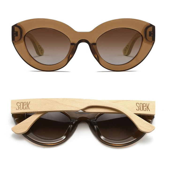 Stevie Mocha Sunglasses Grey Lens | White Maple Arms - Accessories