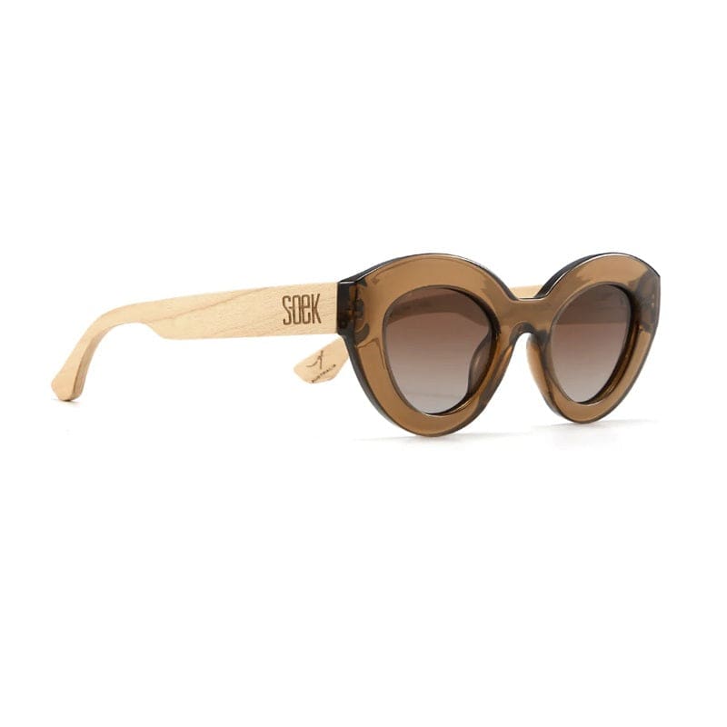 Stevie Mocha Sunglasses Grey Lens | White Maple Arms - Accessories