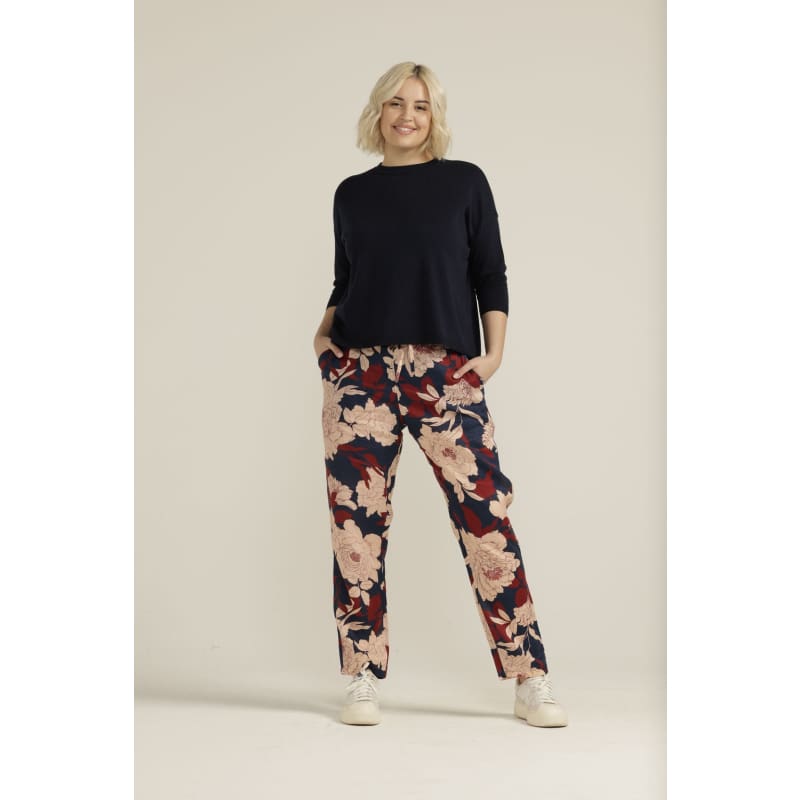 Straight Leg Pant | Camilla Print - Bottoms