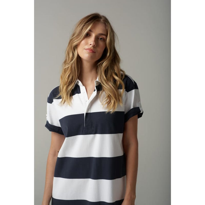 Stripe Rugby Dress | White & Parisian C1641-52 - Dress