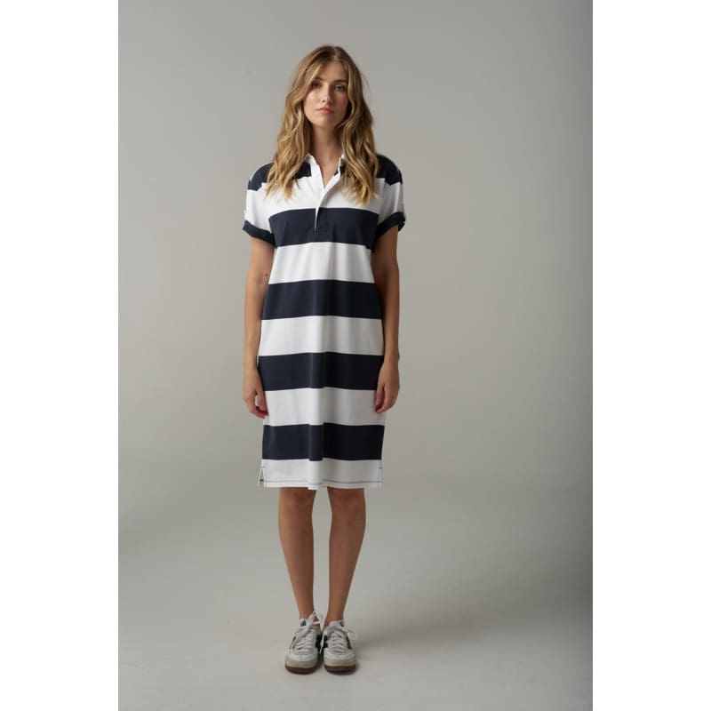 Stripe Rugby Dress | White & Parisian C1641-52 - Dress