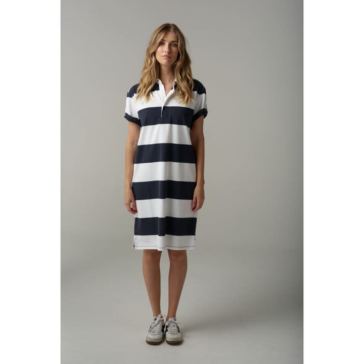 Stripe Rugby Dress | White & Parisian C1641-52 - Dress