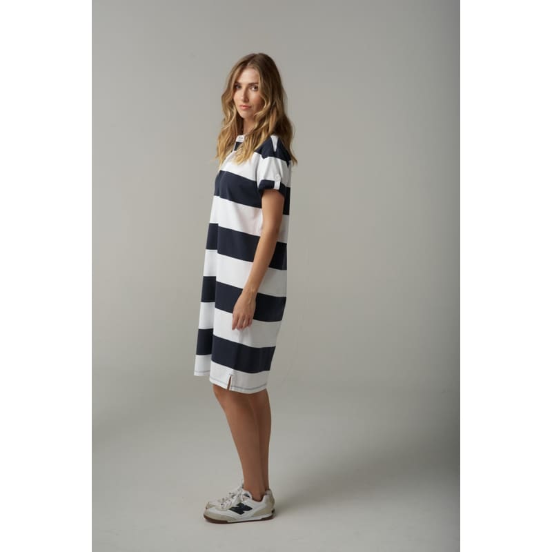 Stripe Rugby Dress | White & Parisian C1641-52 - Dress