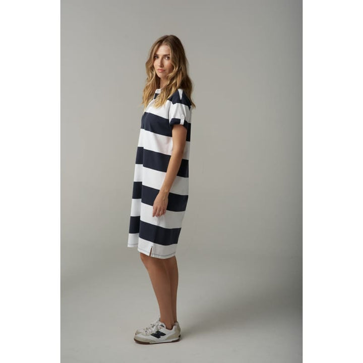 Stripe Rugby Dress | White & Parisian C1641-52 - Dress