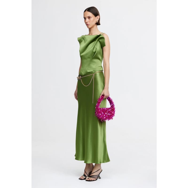Styal Midi Dress | Fern Green - Dress