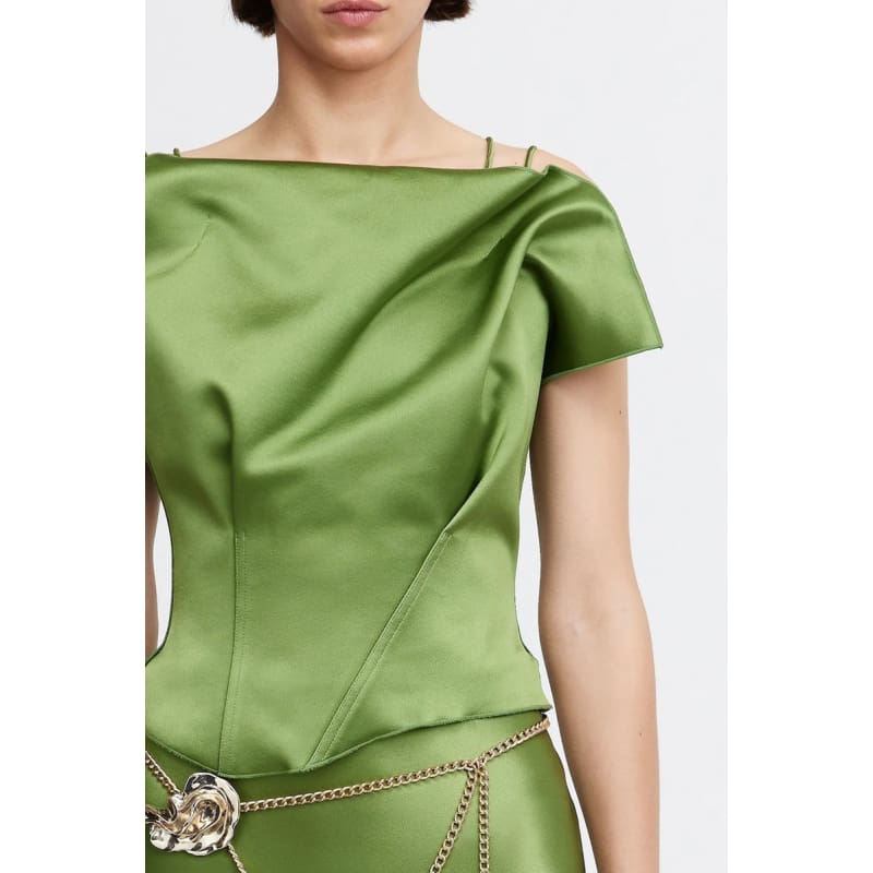 Styal Midi Dress | Fern Green - Dress